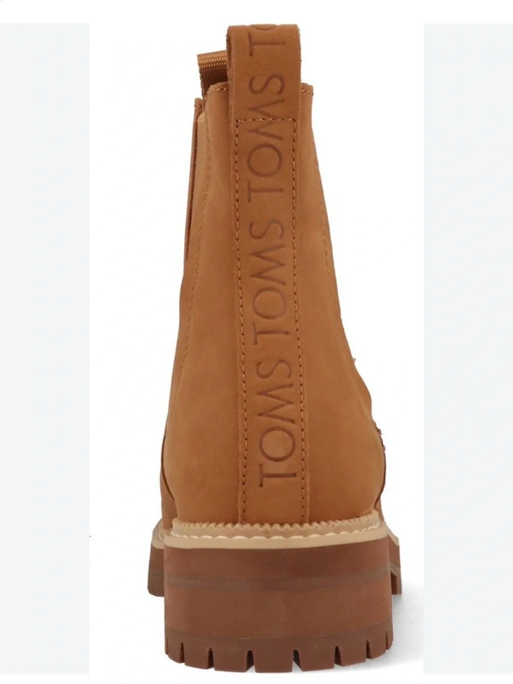 Toms Women's Tan Chelsea Lug Boot, Size 9, NWOT
